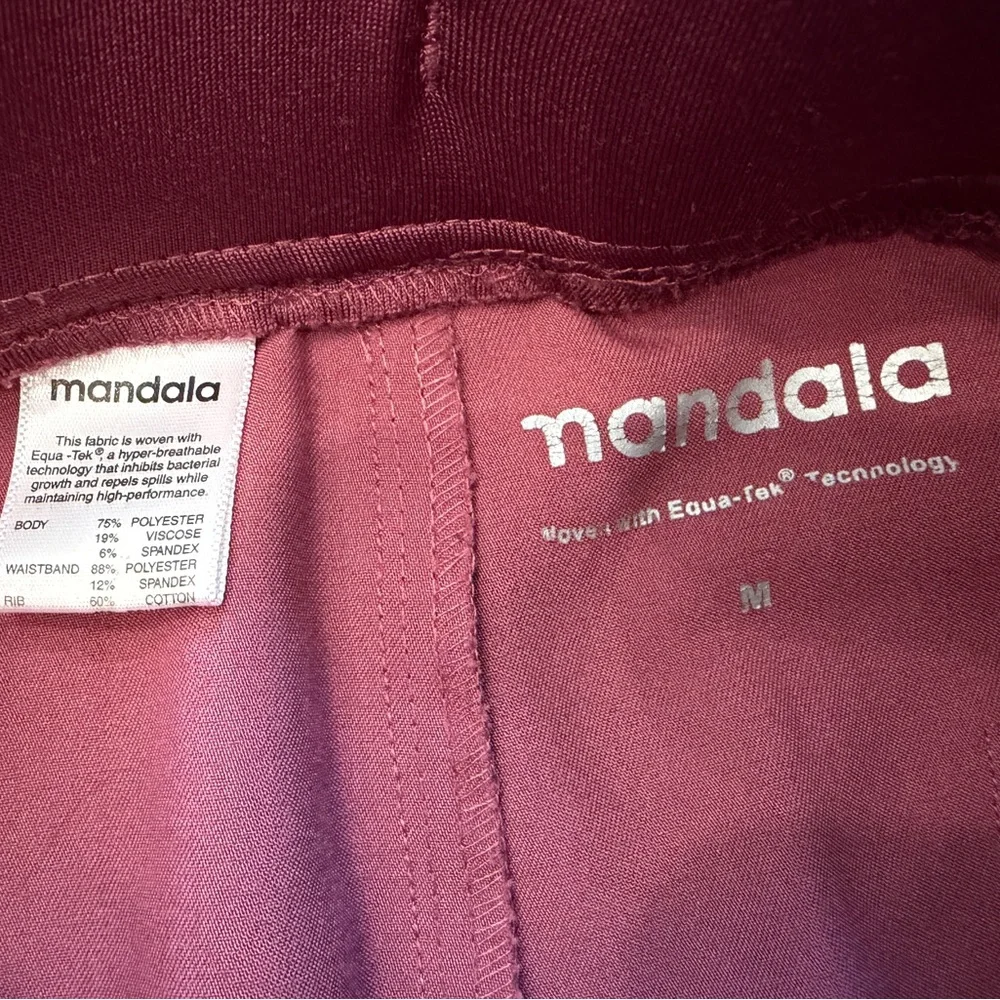 Mandala Joggers Deep Mauve - Picture 2 of 3